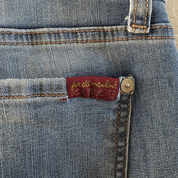 7FAM Kimmie Bootcut Jeans 27 Blue - Picture 5 of 15